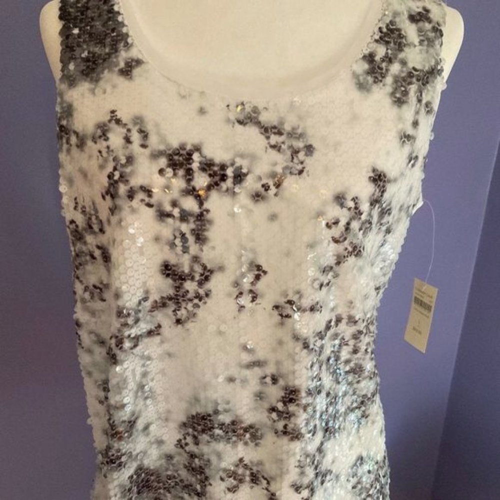 Coldwater Creek Sequined Tank Top NWT size L